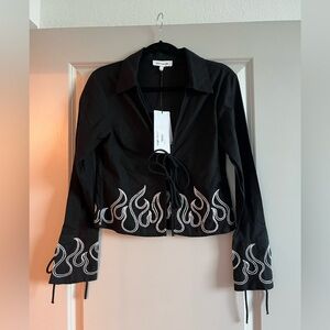 Another Girl Long Sleeve Top